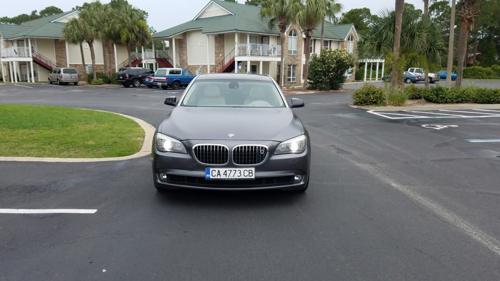 atin Dark Gray BMWSatin Dark Gray BMW 750LI Wrap | 10-4 Wraps 750LI custom vehicle wrap