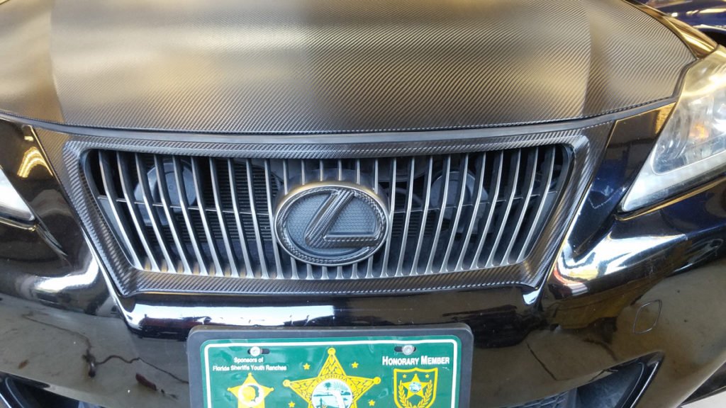 Lexus Carbon Fiber Wrap – Trunk Finish in Destin