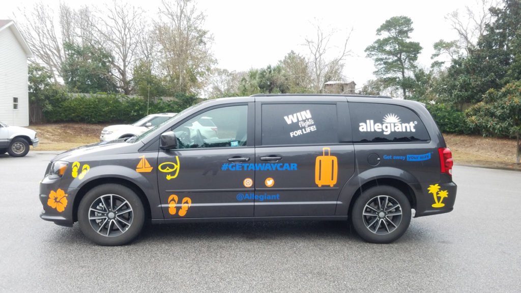 Partial Vehicle Wrap Branded Spot Graphic on Side Panel – Partial Vehicle Wrapspot graphics on van side panel