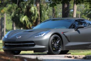 Read more about the article vinyl  Corvette c7 Matte black wrap