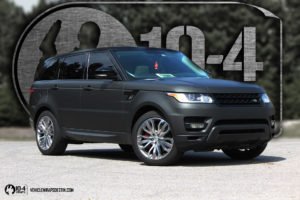Read more about the article Range Rover sport wrap Matte black vinyl
