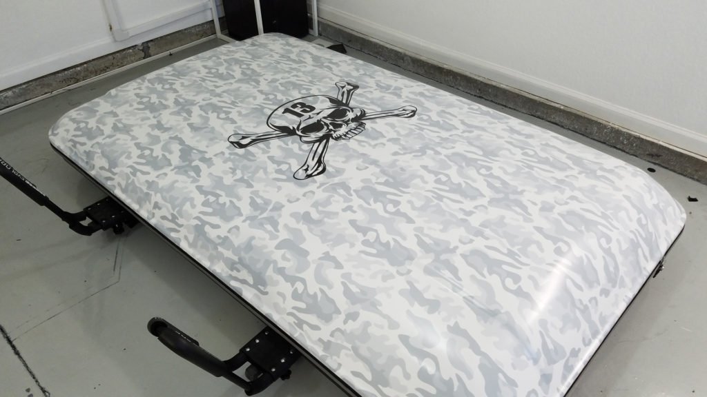 Camouflage Camouflage Vehicle Wrap & Roof Rack Decal by 10-4 Wrapsvinyl wrap with roof rack graphic installed