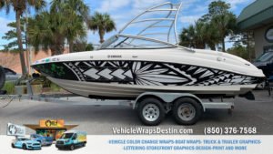 Read more about the article Boat wraps, marine wraps Destin, Panama City, FL