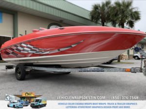 boat wrapping Panama City beach