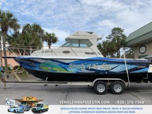 Boat Wrap Miramar Beach, FL